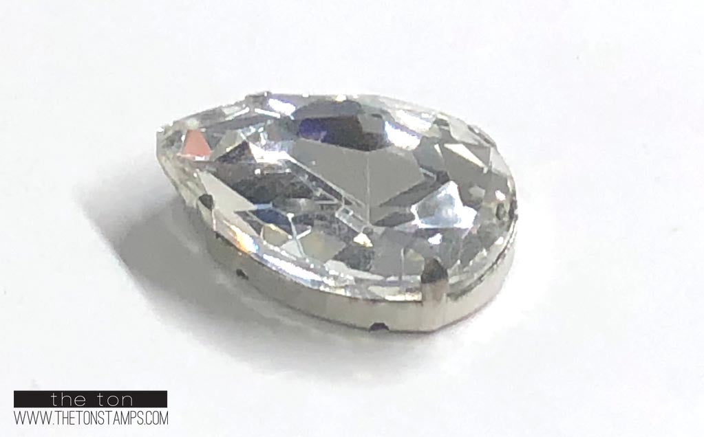 Glass Gems - Clear Tear Drop
