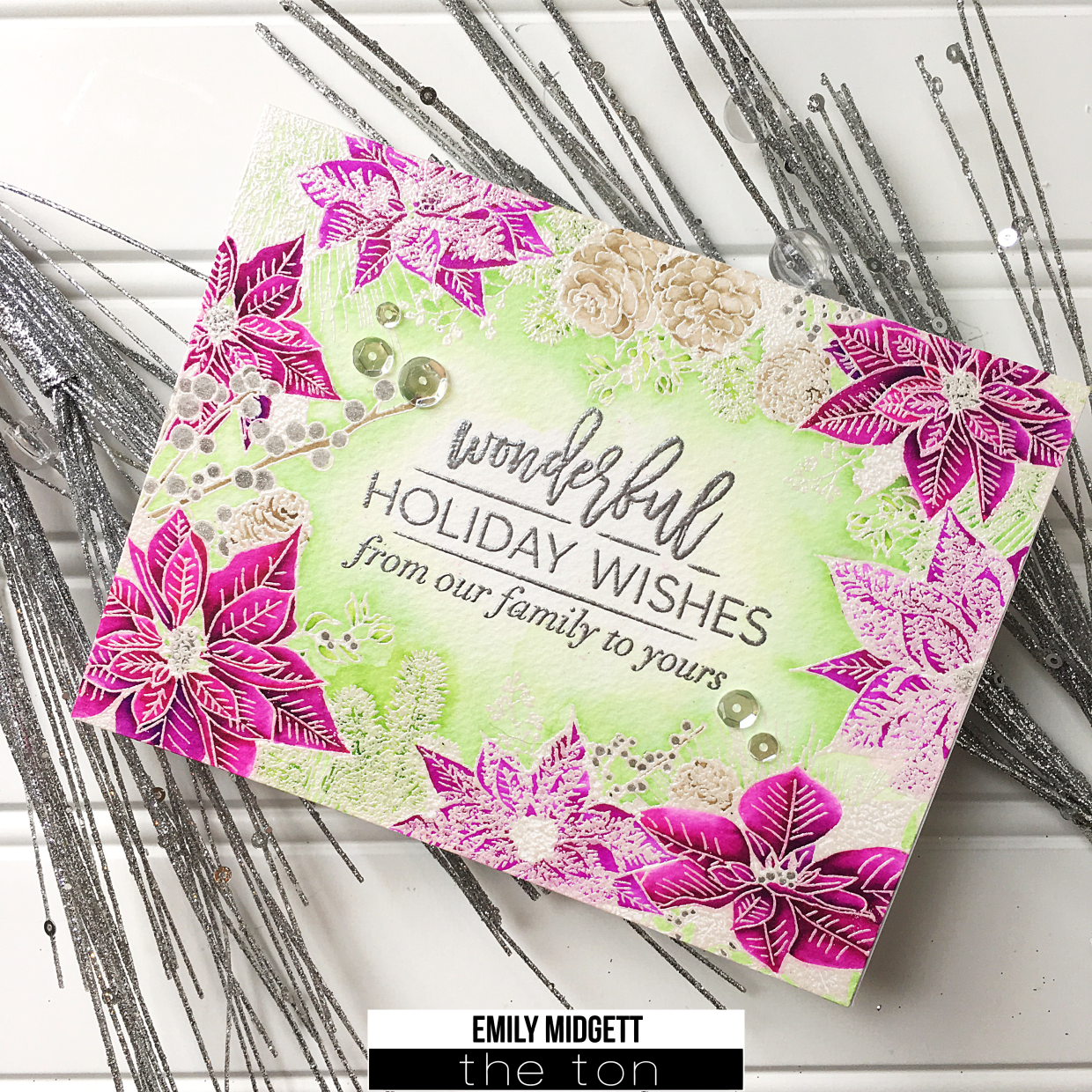 Holiday Border Cling Background