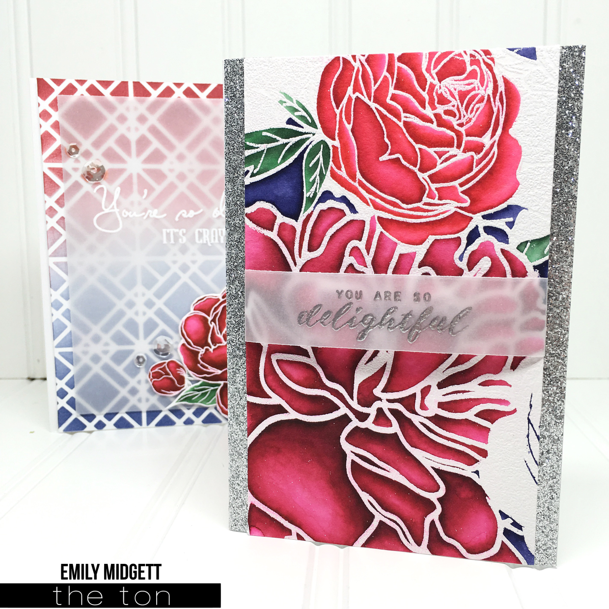 Adhesive Glitter Paper - Glossy Fine Silver (2 sizes available)