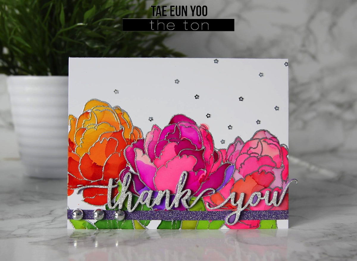 Adhesive Glitter Paper - Purple