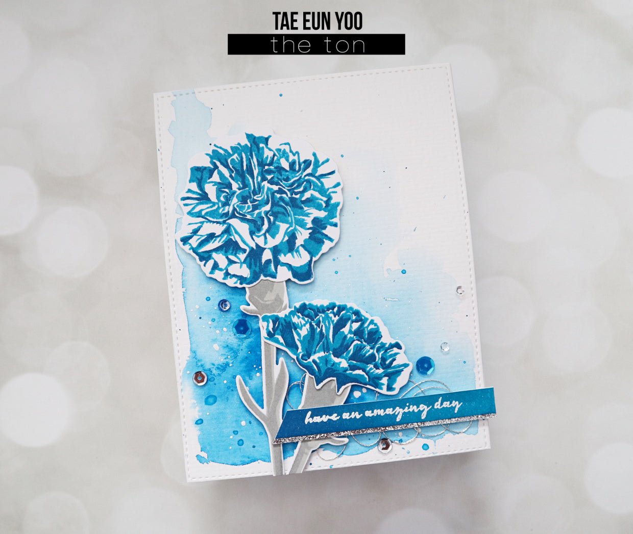 Adhesive Glitter Paper - Glossy Fine Silver (2 sizes available)