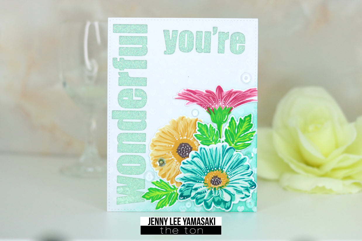 Bold Amazing Greeting Word Plate Dies