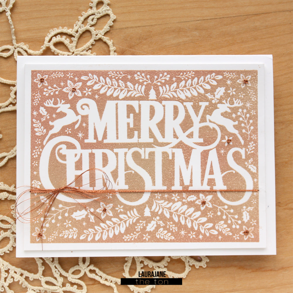 Vintage Christmas Block