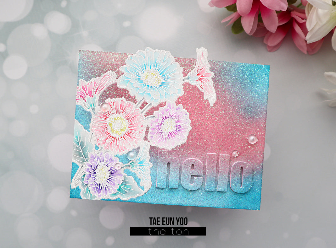 Bold General Greeting Word Plate Dies