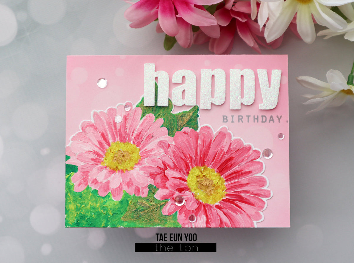 Bold General Greeting Word Plate Dies