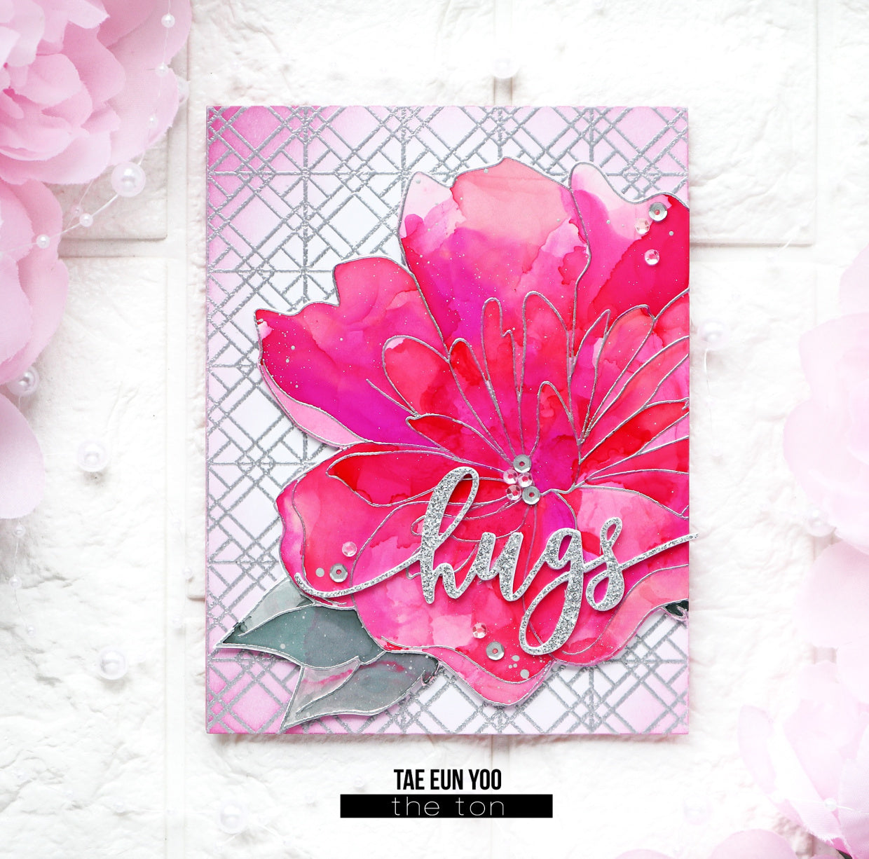 Love and Hugs Word Plate Dies