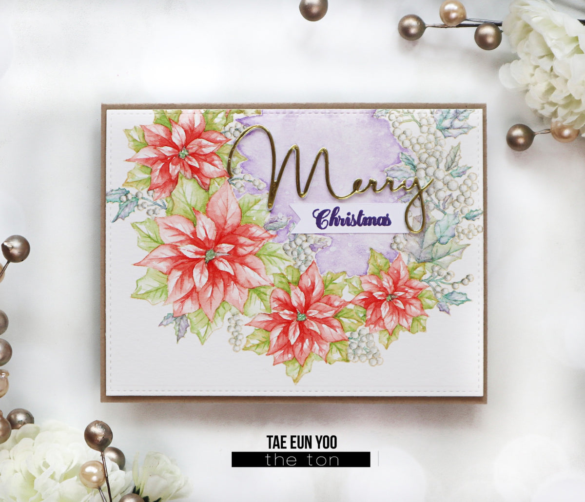 Poinsettia Wreath