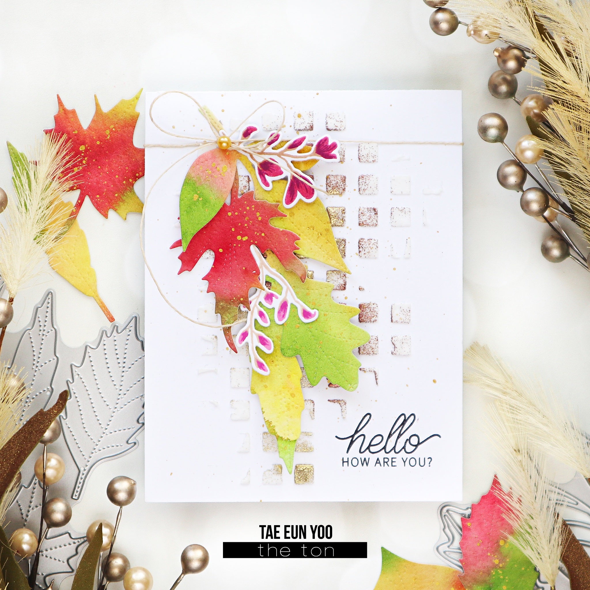 Fall Leaves Layered Cover Dies