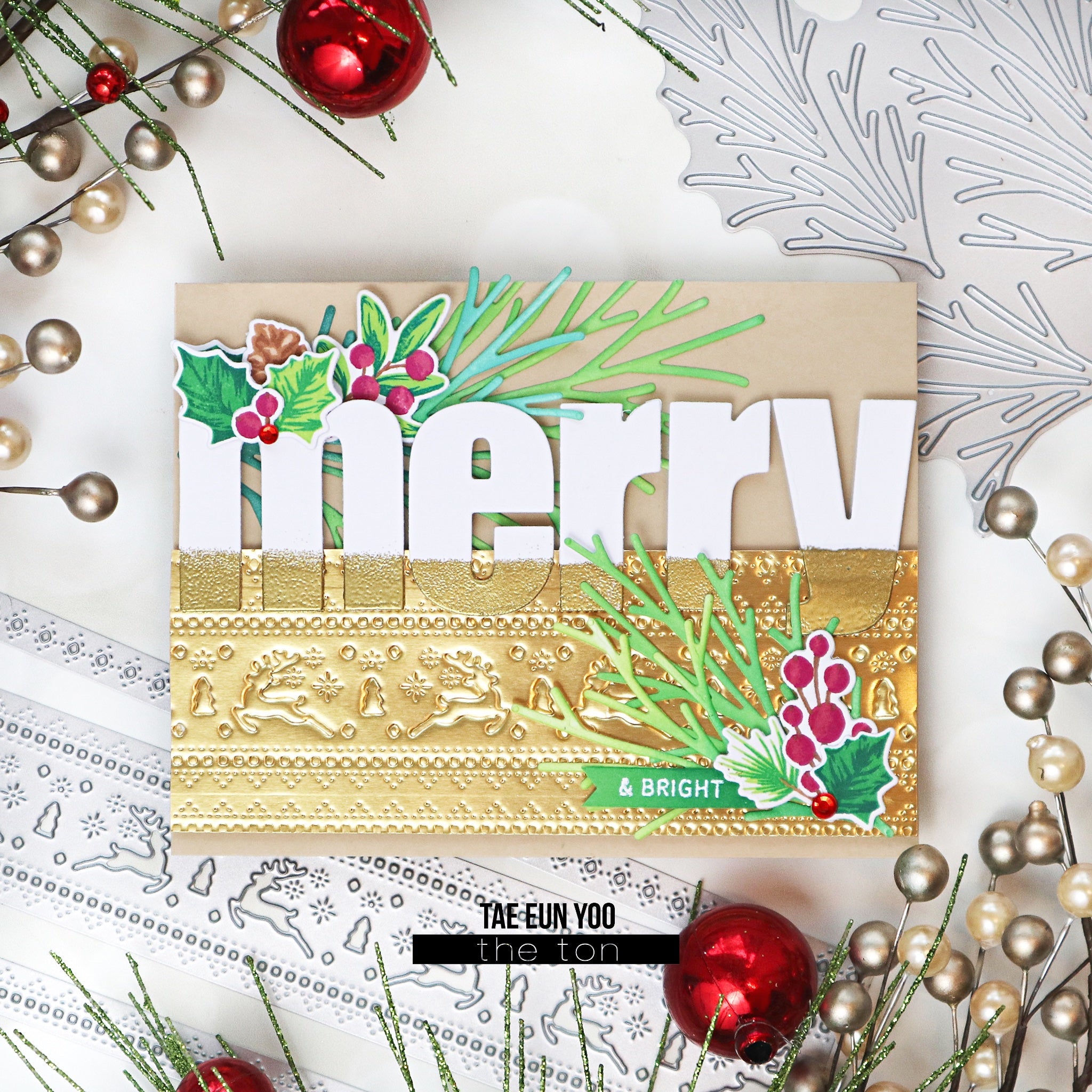 Pine Sprig Cover Die