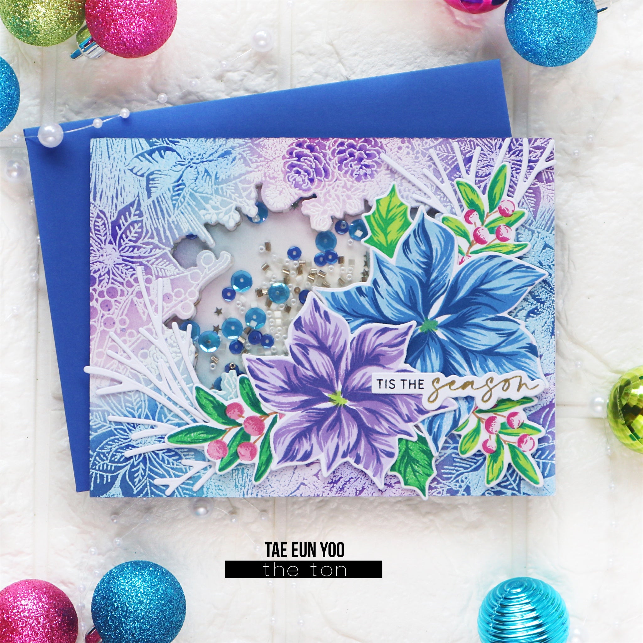 Holiday Border Cling Background