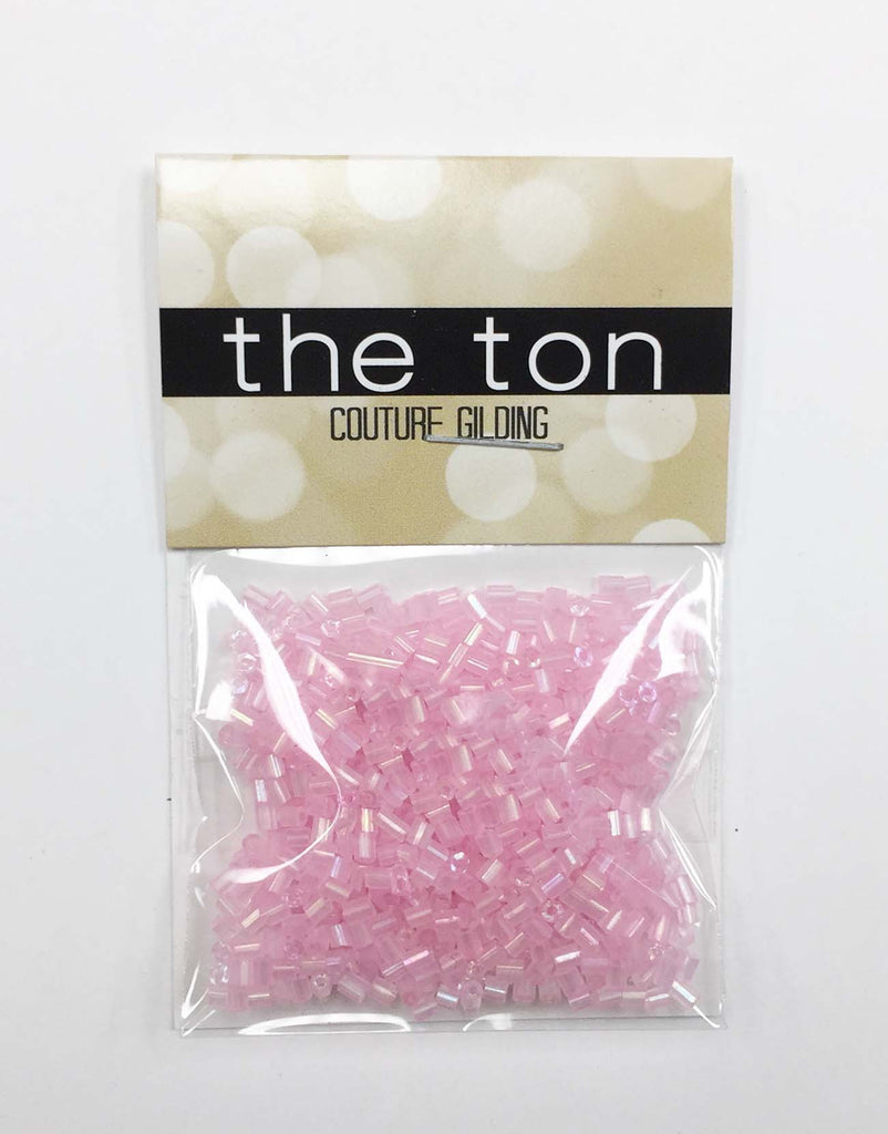Tutu Pink Bugle Beads