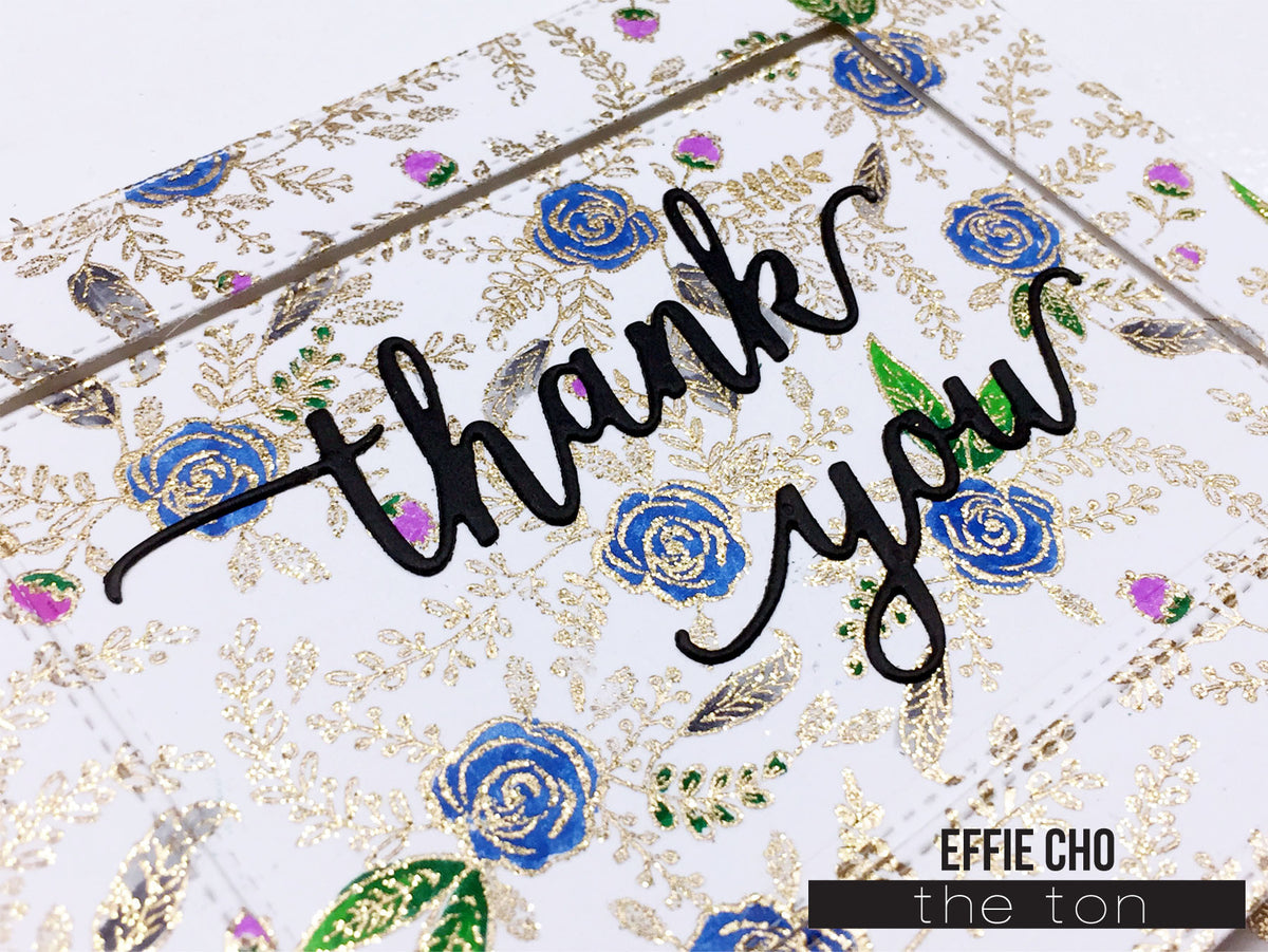 Folk Art Florals Cling Background