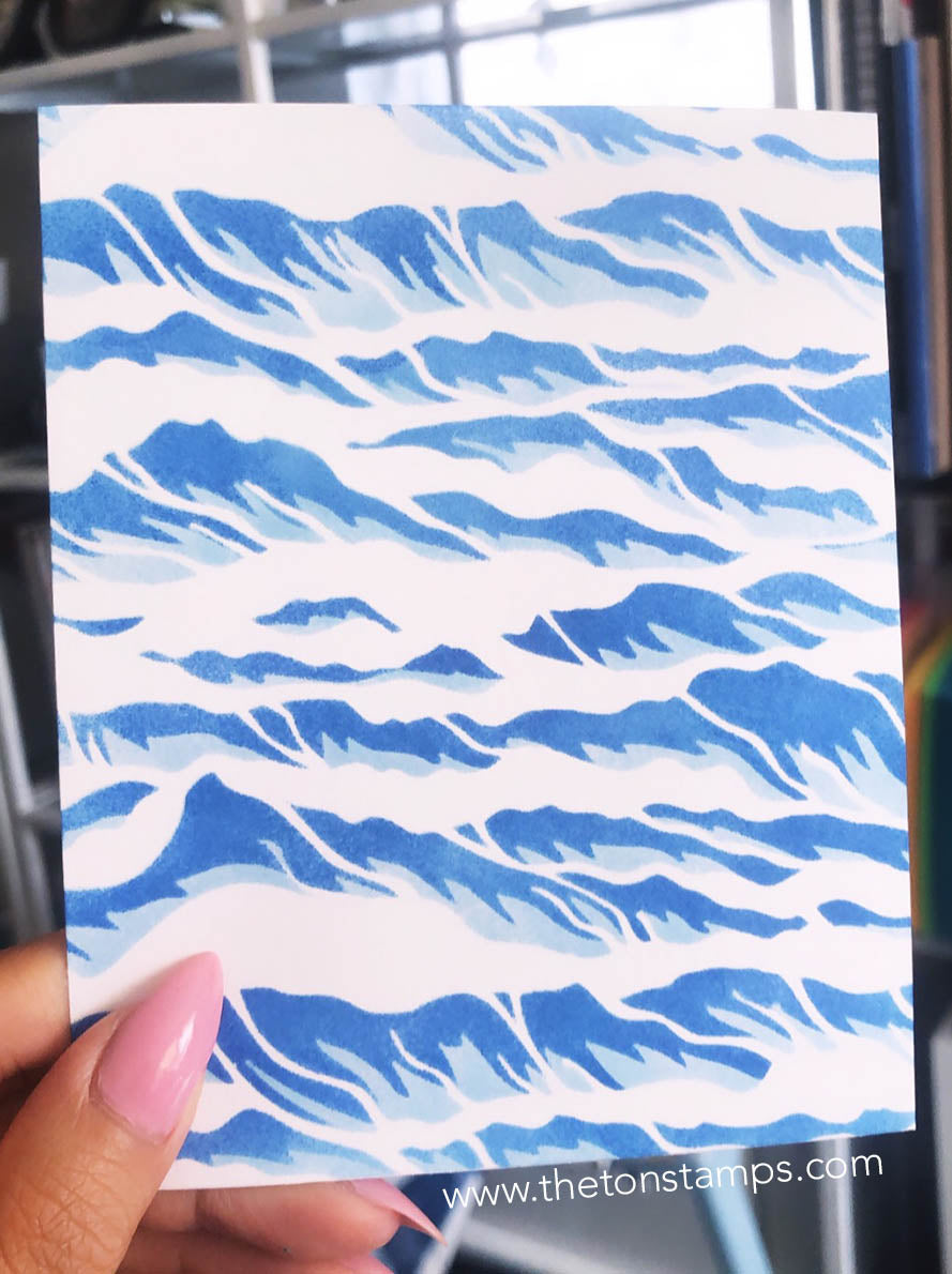 Wave Layering Stencils SVG Cut File