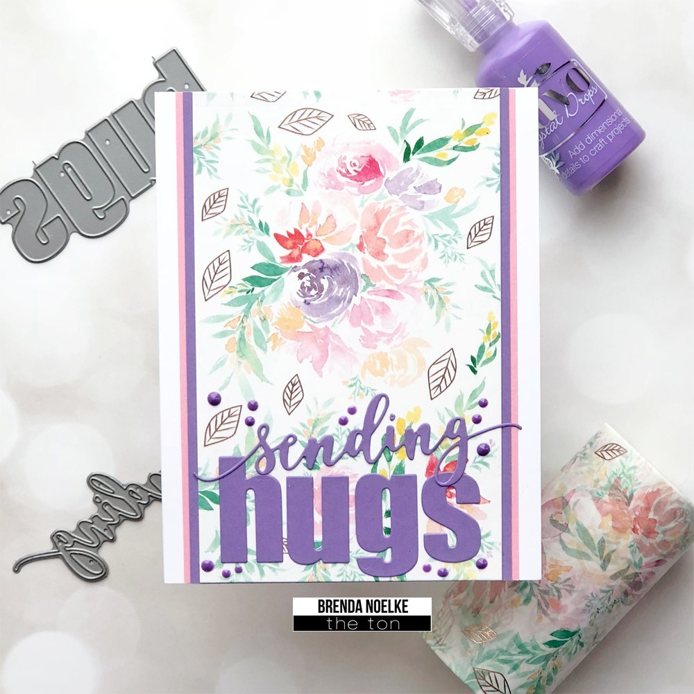 Love and Hugs Word Plate Dies