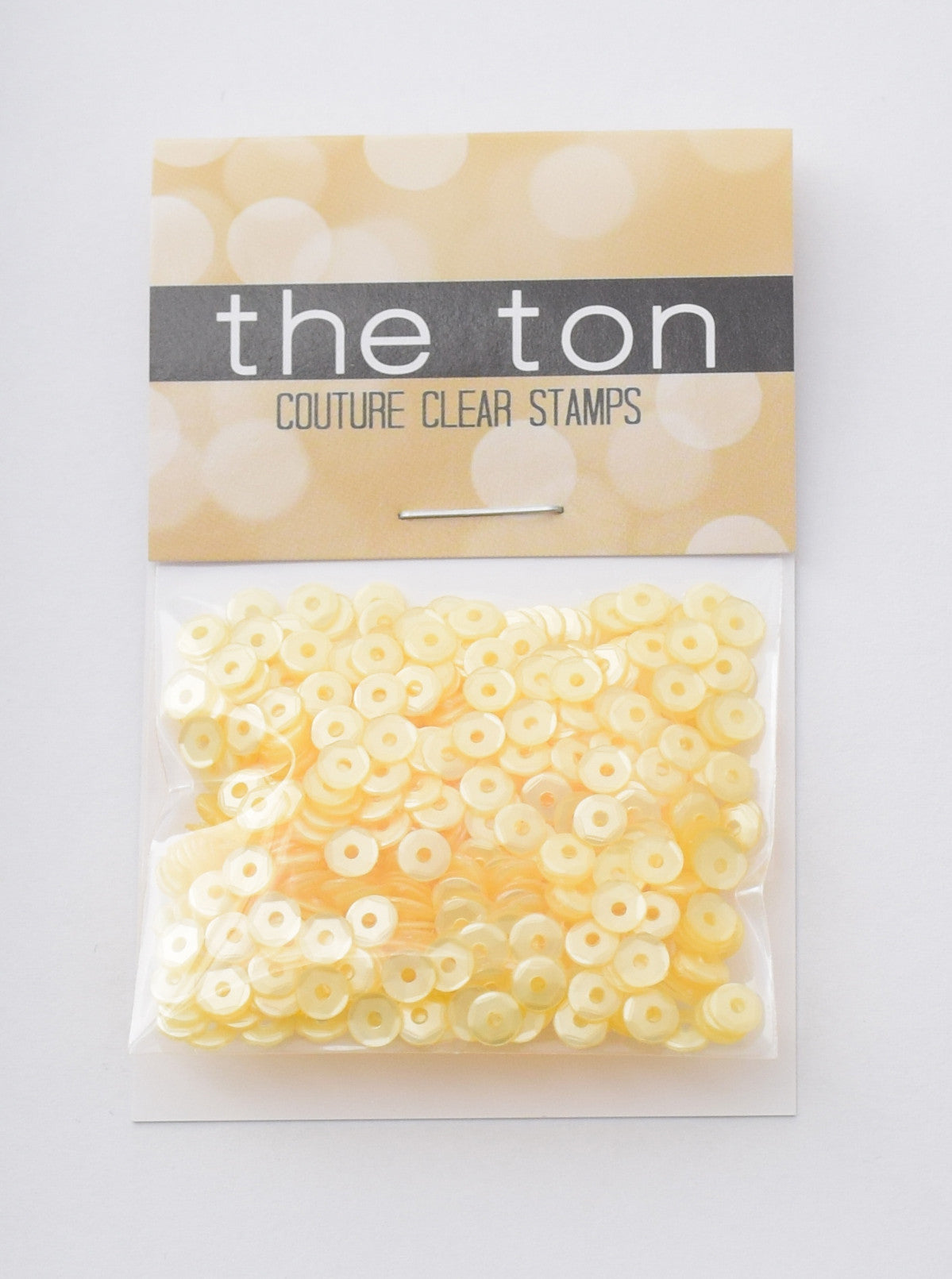 Yellow Belly Sequins - 10, 8, 6, 5, 4mm, Mixed