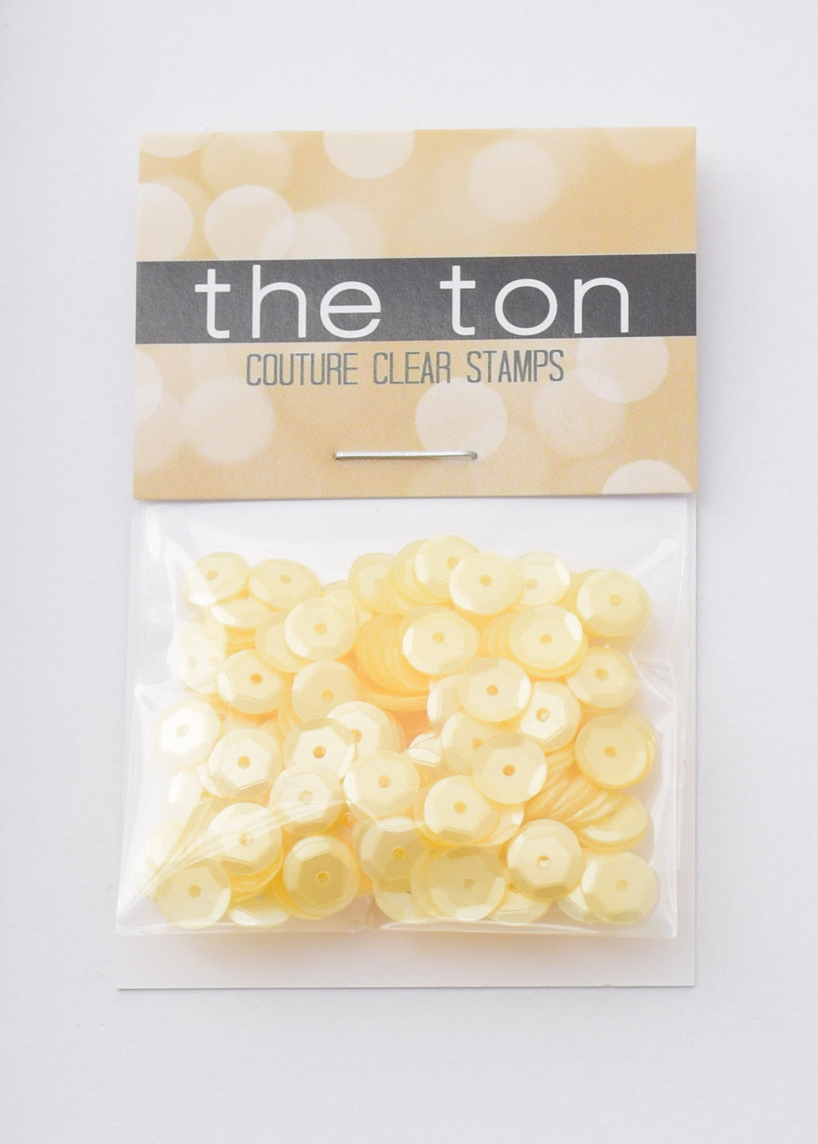 Yellow Belly Sequins - 10, 8, 6, 5, 4mm, Mixed
