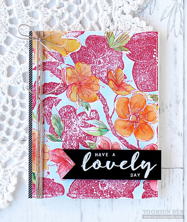 Cherry Blossom Garden Cling Background